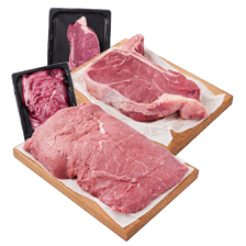 Clubsteak of flat iron steak